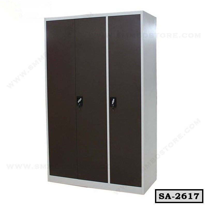 Large Capacity Bedroom 3 Door Steel Almirah SA-2617