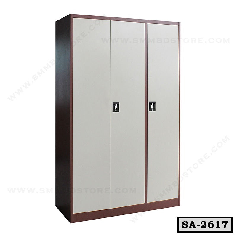 Large Capacity Bedroom 3 Door Steel Almirah SA-2617