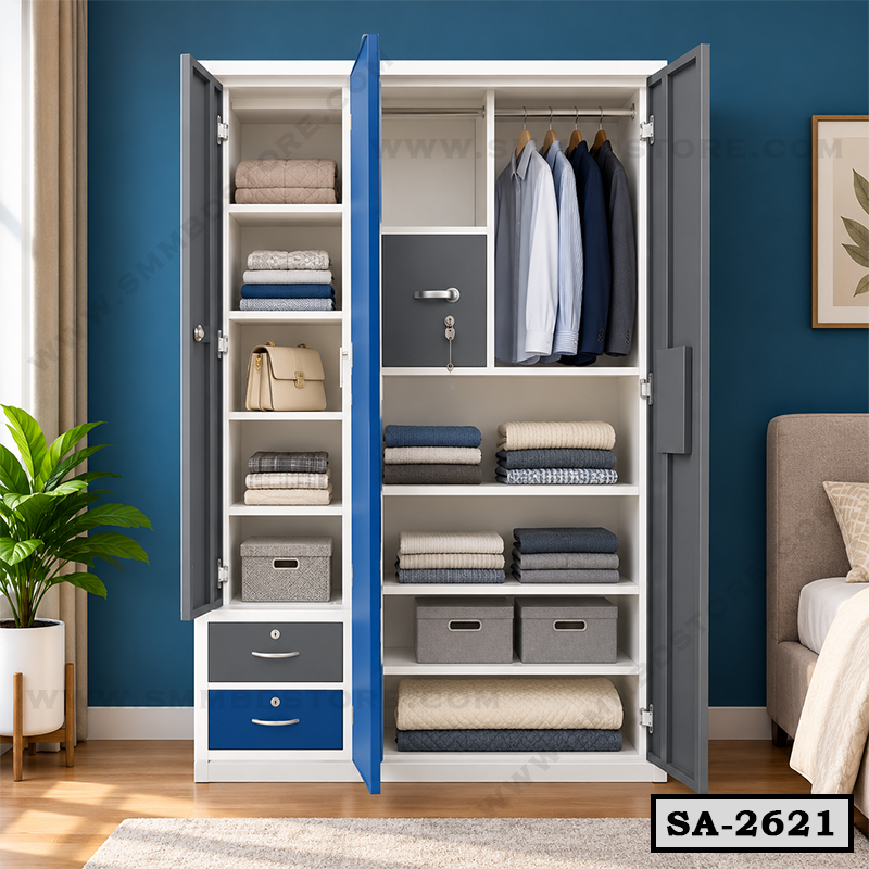 Premium Metal Almirah for Bedroom SA-2621 Secondary image