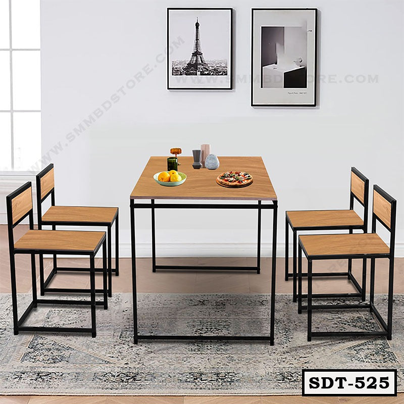 Space-Saving Steel Dining Table for Everyday Comfort SDT-525 Main image