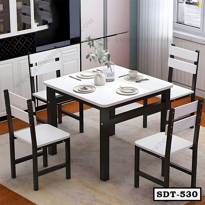 Modern Space Saving Square Dining Table Set SDT-530
