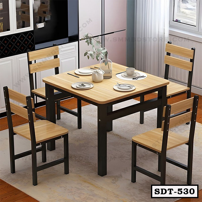 Modern Space Saving Square Dining Table Set SDT-530