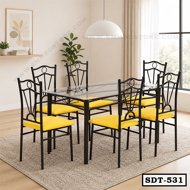 Durable and Stylish Design Round Metal Dining Table SDT-531