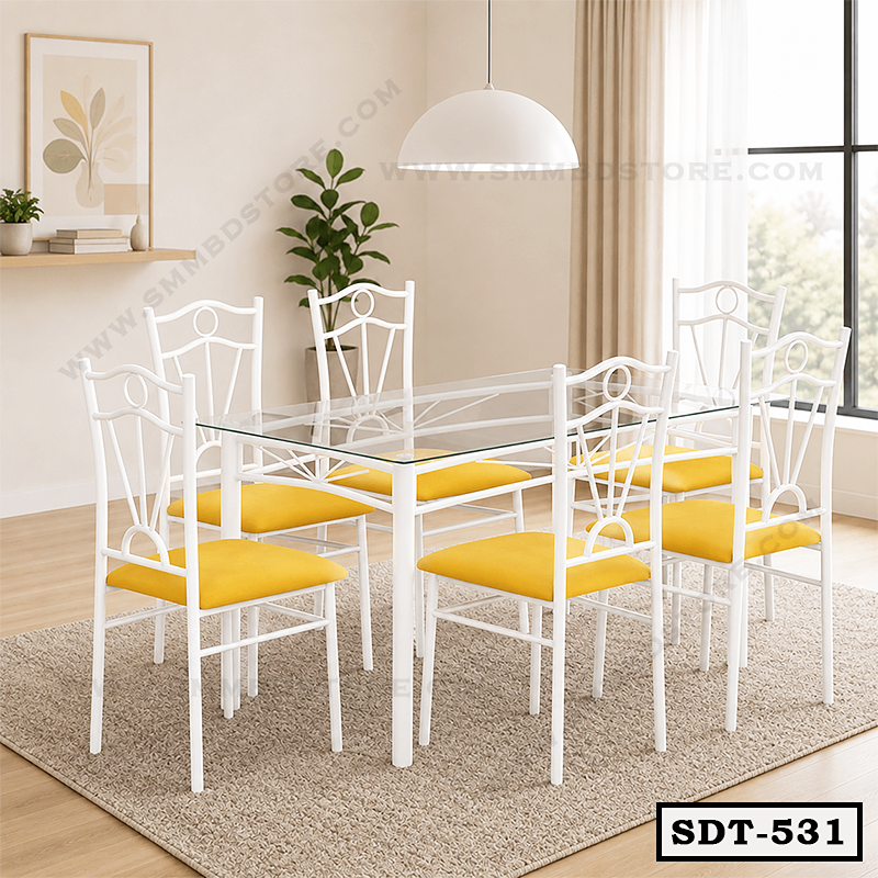 Durable and Stylish Design Round Metal Dining Table SDT-531