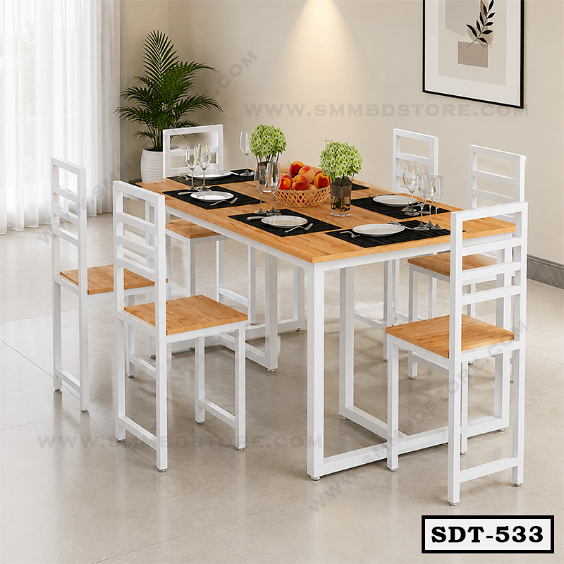 Durable Steel Dining Set for Home SDT-533 Secondary image
