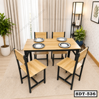Modern Home Metal Dining Table Set SDT-536
