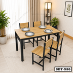 Modern Home Metal Dining Table Set SDT-536