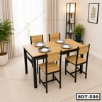 Modern Home Metal Dining Table Set SDT-536
