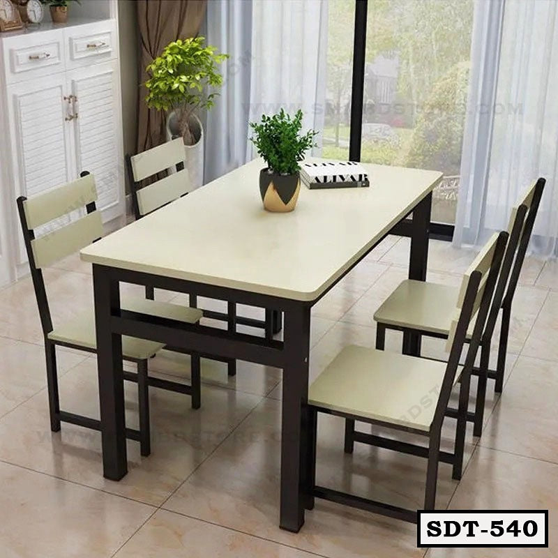 Classic Metal and Board Finish Dining Table SDT-540