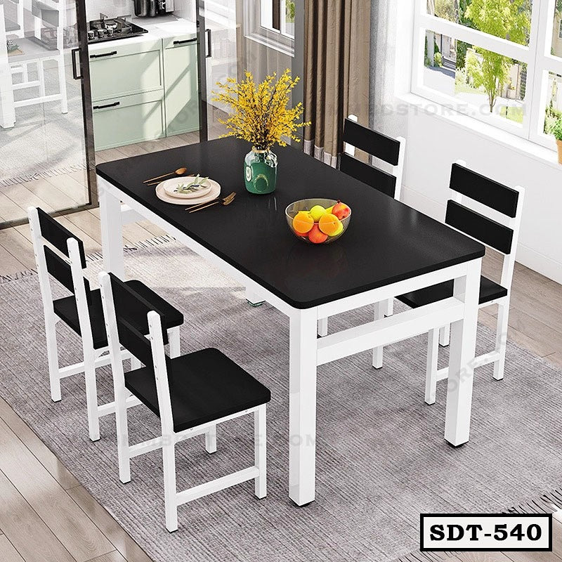 Classic Metal and Board Finish Dining Table SDT-540