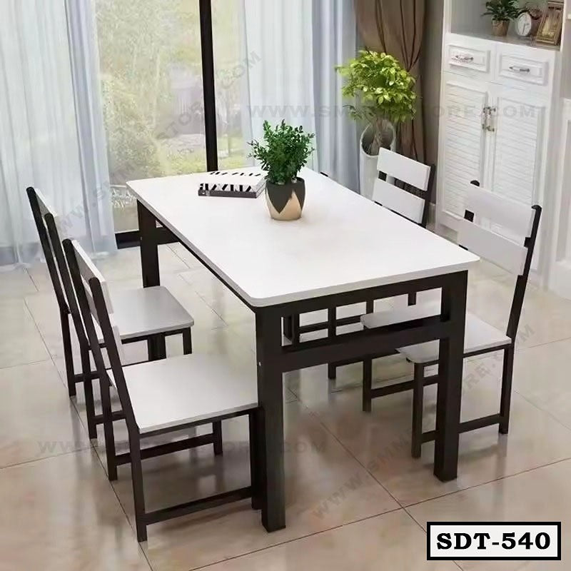 Classic Metal and Board Finish Dining Table SDT-540