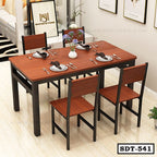 Premium Steel and Board Dining Table Set SDT-541