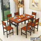 Premium Steel and Board Dining Table Set SDT-541