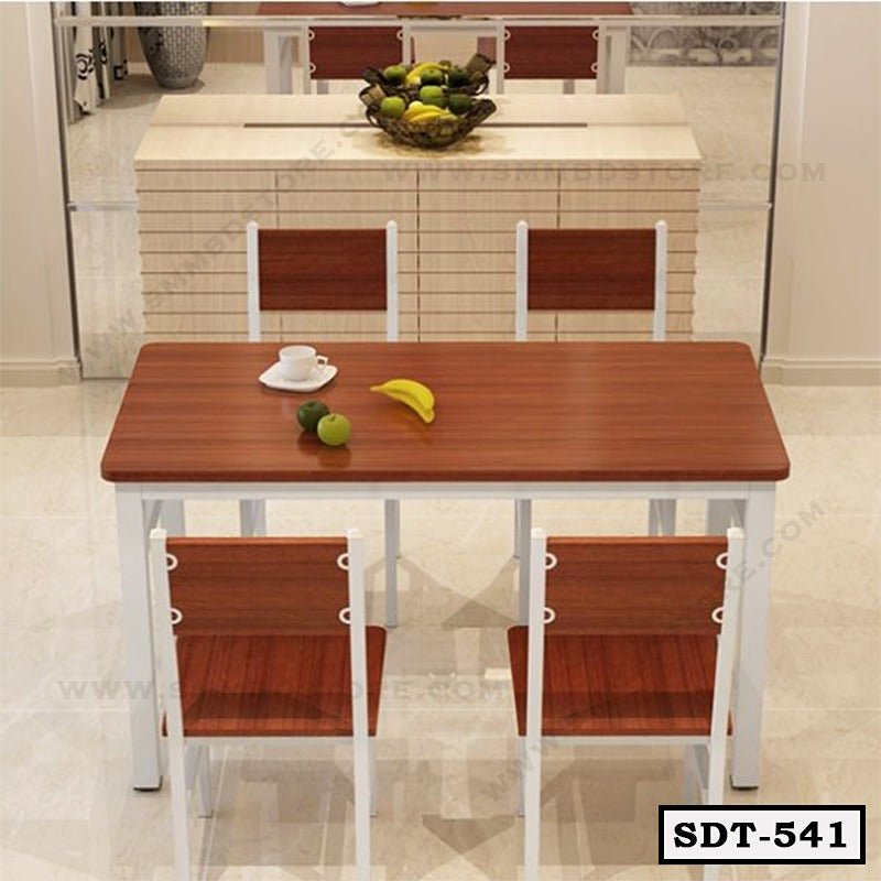 Premium Steel and Board Dining Table Set SDT-541
