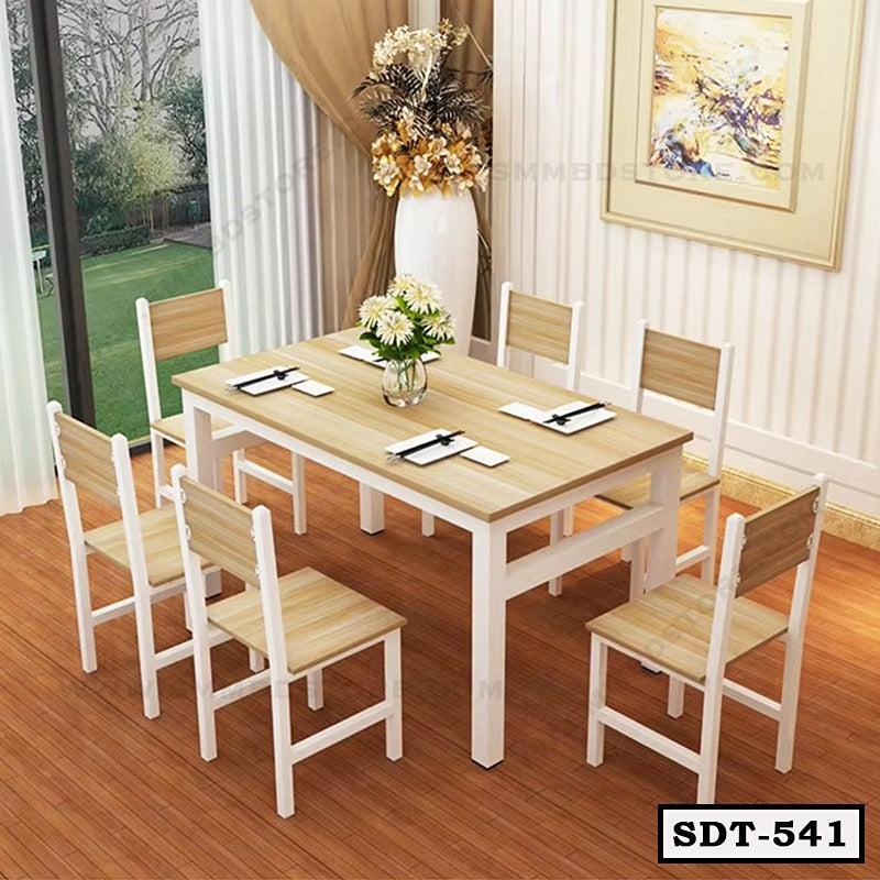 Premium Steel and Board Dining Table Set SDT-541