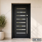 Modern Single Steel Door SD-403