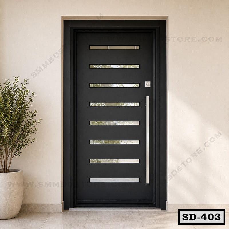 Modern Single Steel Door SD-403