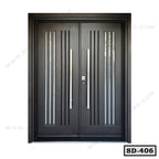 Midnight Entry Double Steel Door SD-406