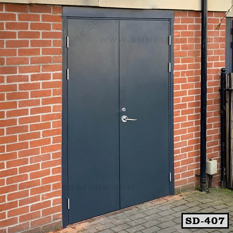 Heavy Duty Security Double Steel Door SD-407