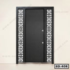 Laser Cut Main Entrance Steel Door SD-408