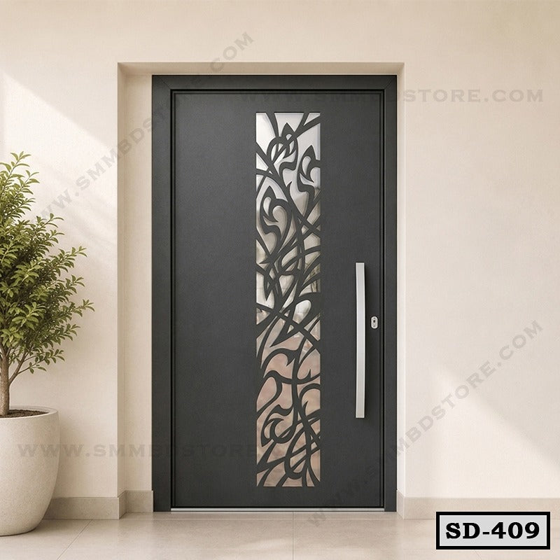 CNC Cutting Premium Metal Door SD-409