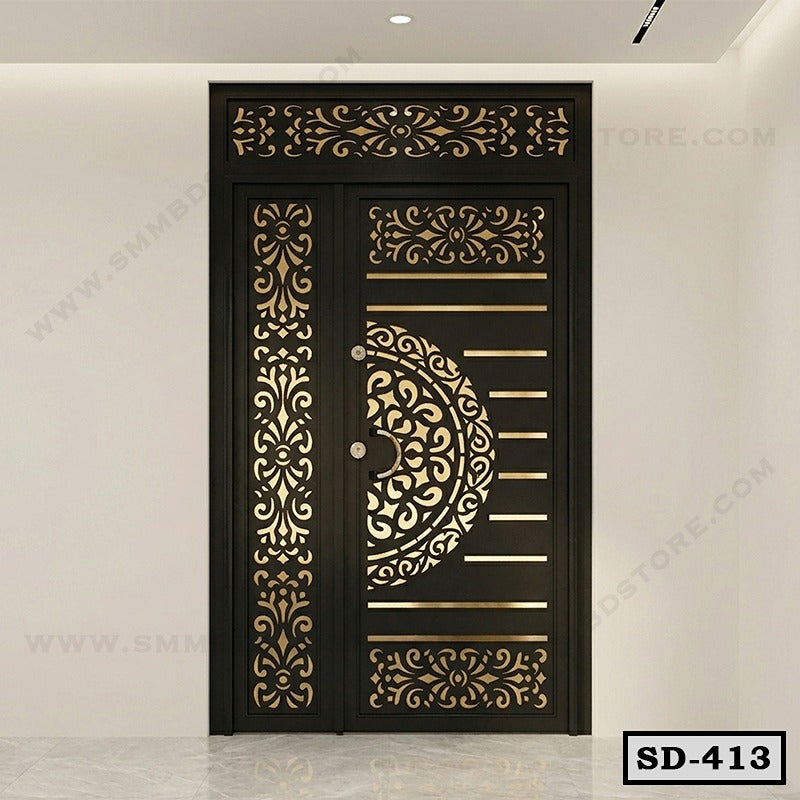 Decorative CNC Cut Steel Door SD-413 Main image