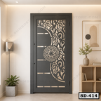Laser Cut Luxury Steel Door SD-414