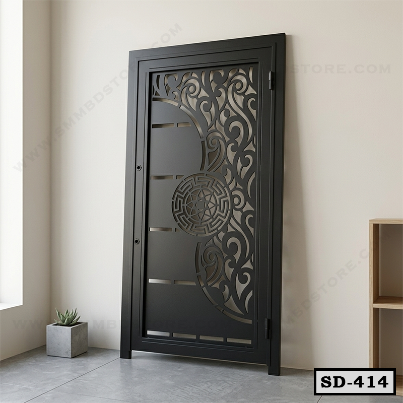 Laser Cut Luxury Steel Door SD-414