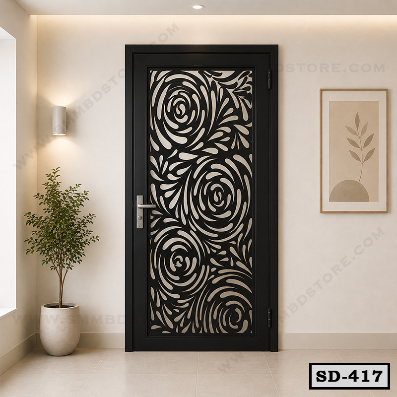 CNC Cutting Steel Door in Bangladesh SD-417