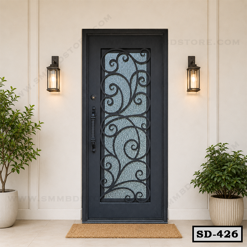 Wrought Iron Decorative Main Door SD-426 Main image