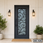 Wrought Iron Decorative Main Door SD-426