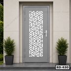 CNC Cut Decorative Main Door SD-430