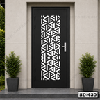 CNC Cut Decorative Main Door SD-430
