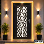 CNC Cut Decorative Main Door SD-430