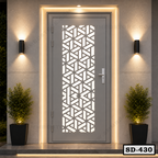 CNC Cut Decorative Main Door SD-430
