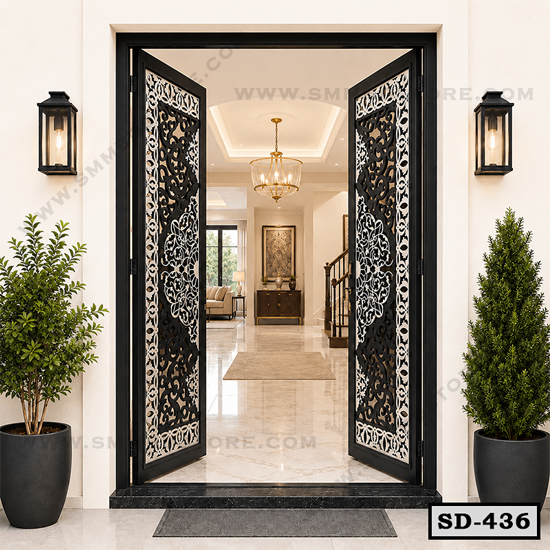 Luxury Main Entrance Metal Door SD-436