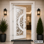Decorative Wrought Iron Main Door SD-437