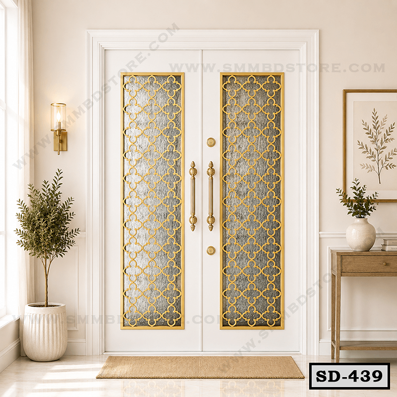 Elite Gold Pattern Main Double Door SD-439