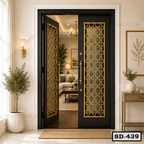 Elite Gold Pattern Main Double Door SD-439