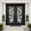 Modern Double Entrance Steel Door SD-442