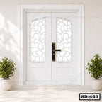 CNC Cut Double Entrance Steel Door SD-443