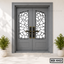CNC Cut Double Entrance Steel Door SD-443
