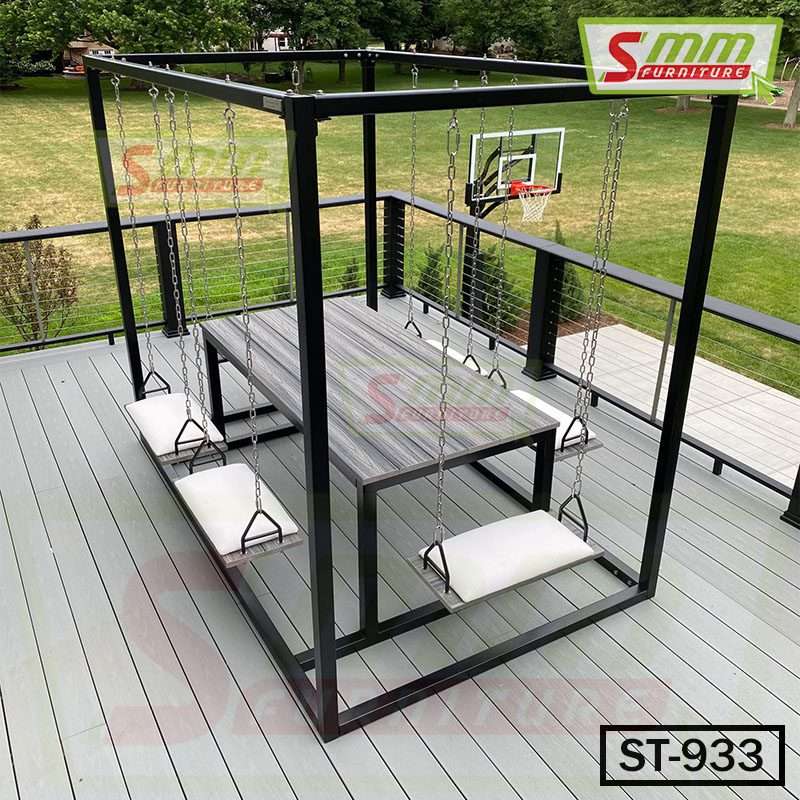 6-Seater Swing Table (ST933) Secondary image