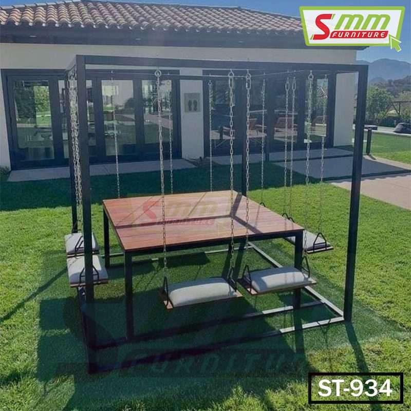 8-Seater Swing Table for indoor or outdoor use (ST934) Secondary image