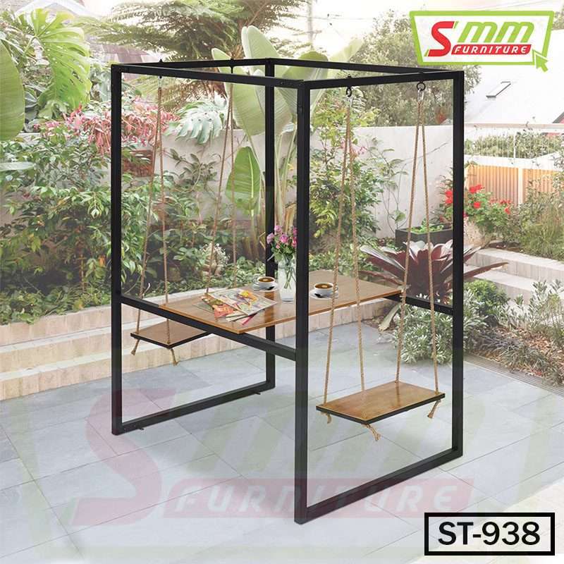 Durable Outdoor Swing Table for 2 Person (ST938) Secondary image
