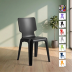 Modern Edge Back Plastic Chair DPC-887