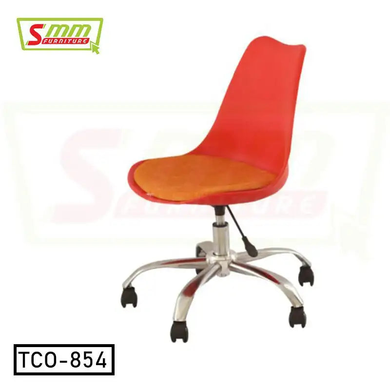 Tulip Chair For Office - Red TCO-854 Secondary image