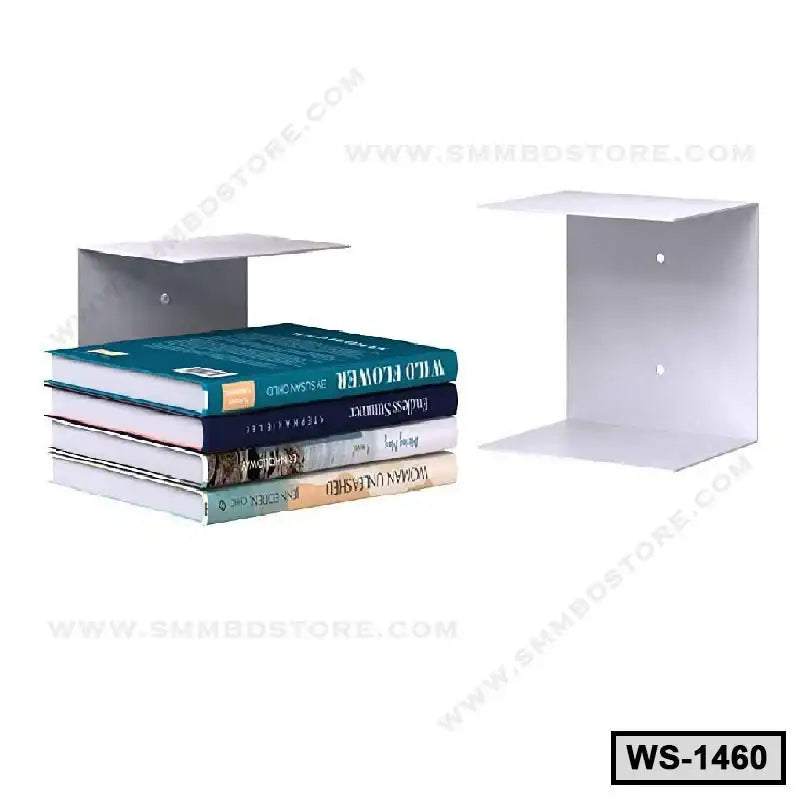 Metal Wall Mounted Book Shelves for Study Room, Living Room and Bedrooms 1 Piece WS-1460 Secondary image