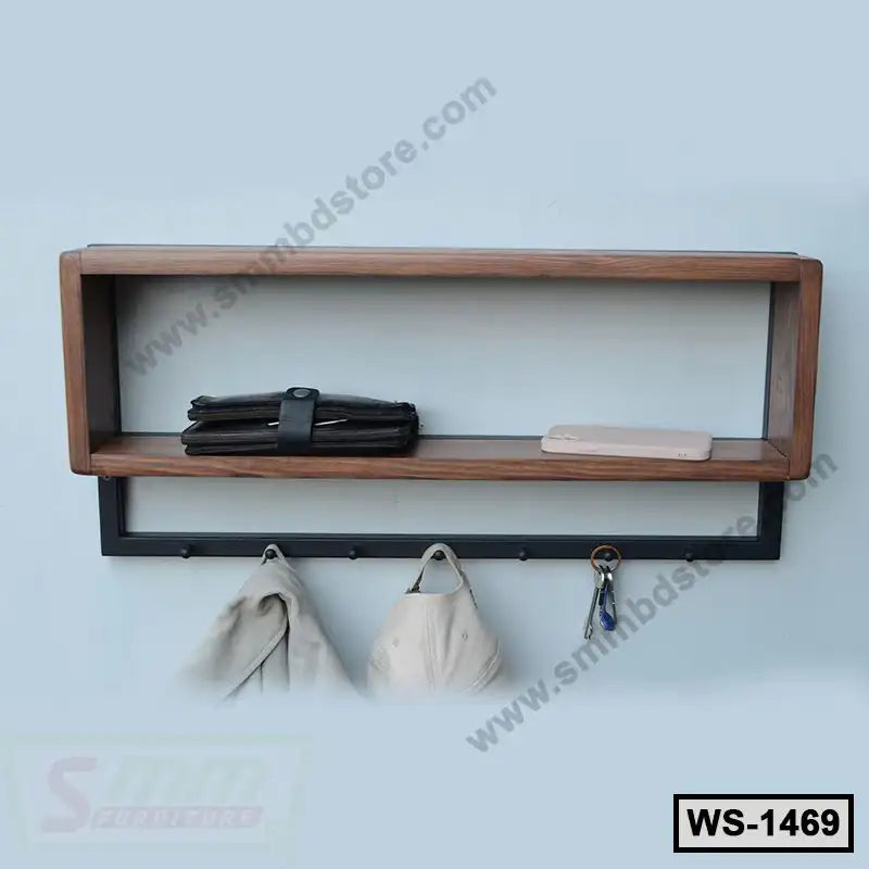 Metal Wall Mount Coat Hanger Rack WS-1469 Secondary image