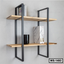 Metal and Board Decorative Wall Shelf WS-1493